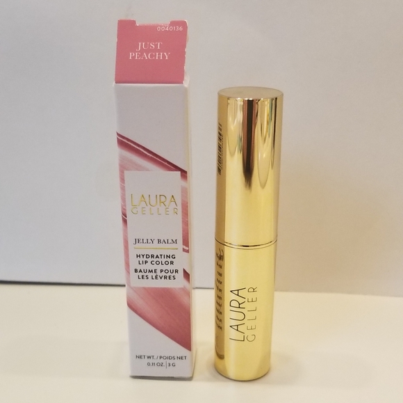 🦋 Laura Geller Jelly Balm Hydrating Lip Color Lipstick (in Just Peachy) - Picture 3 of 7